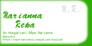 marianna repa business card