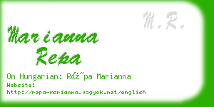 marianna repa business card
